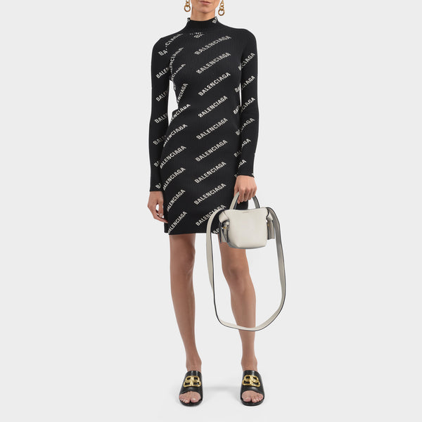 Sac À Bandoulière Musubi Micro - Acne Studios - Cuir - Blanc