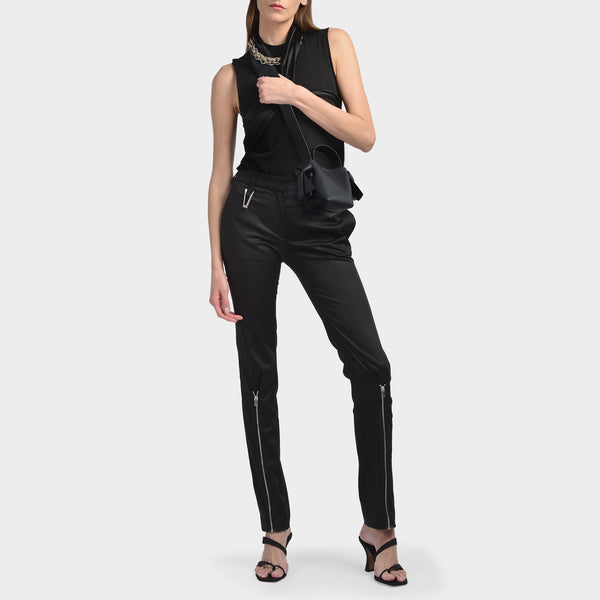 Sac À Bandoulière Musubi Micro - Acne Studios - Cuir - Noir