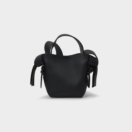 Sac À Bandoulière Musubi Micro - Acne Studios - Cuir - Noir