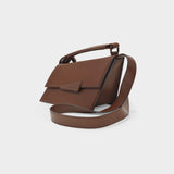 Sac Distorted en Cuir Marron