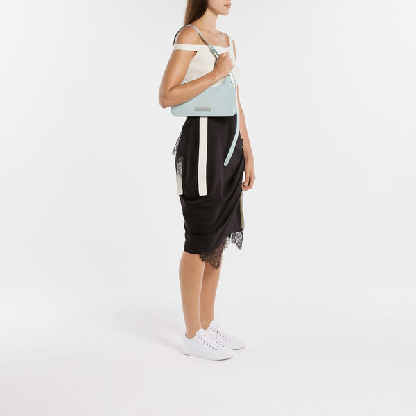 Sac À Main Platt Mini - Acne Studios - Cuir - Bleu Clair