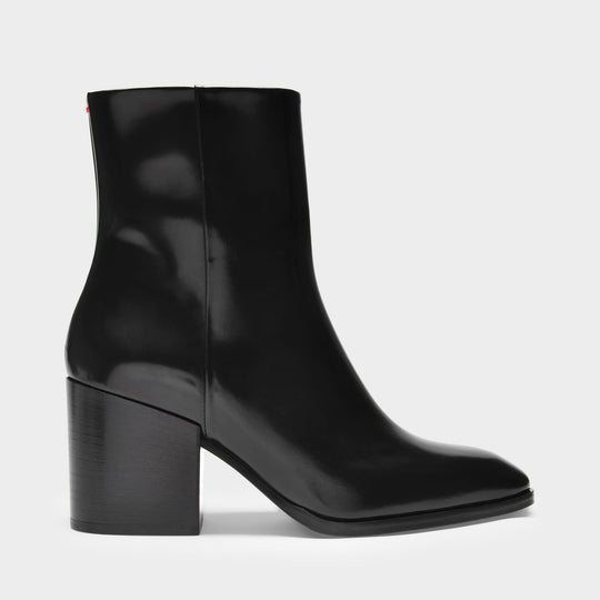 Bottines Leandra en Cuir Noir