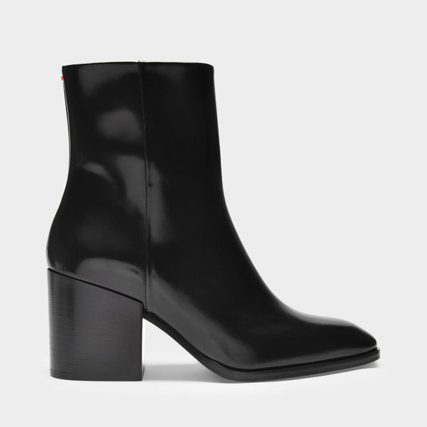Bottines Leandra en Cuir Noir