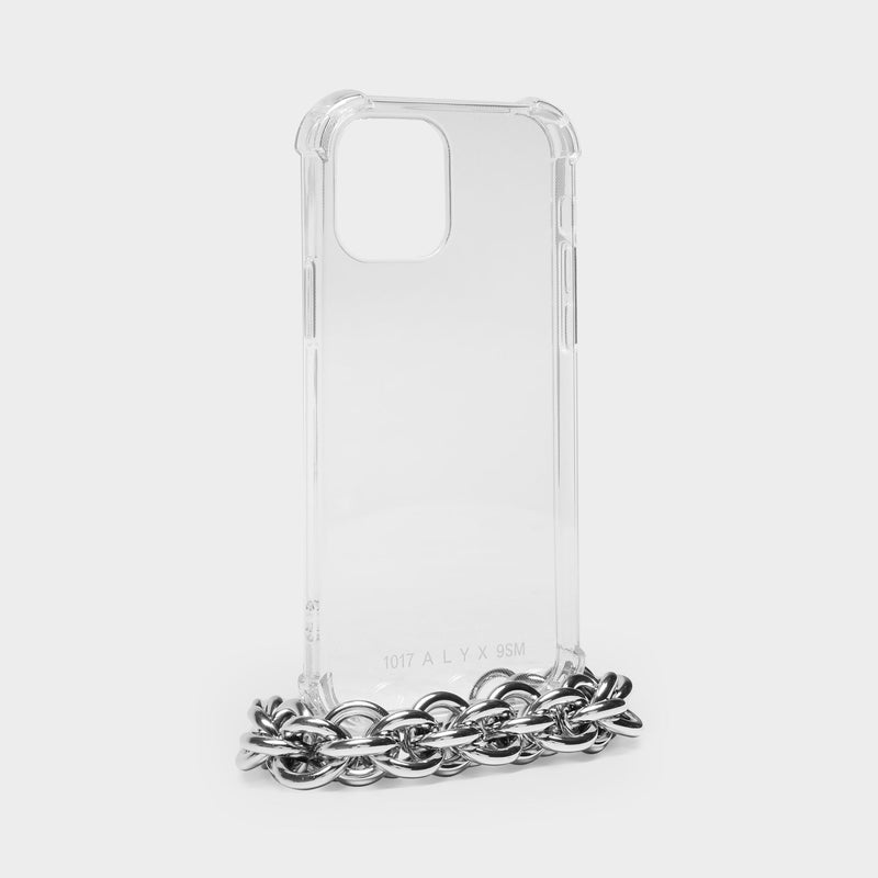 Coque pour iPhone 12 en TPU et Aluminium Argent