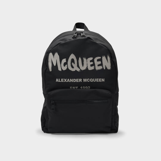Sac À Dos Metropolitan - Alexander Mcqueen - Noir/Off White