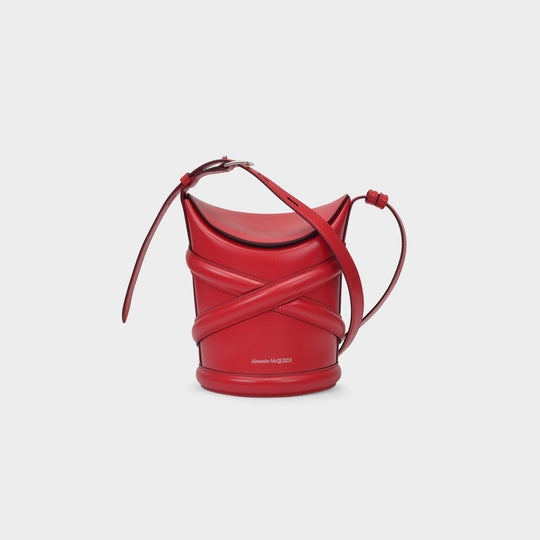 Sac The Curve en Cuir Rouge