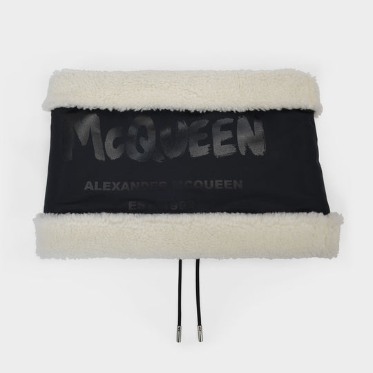 Tour de cou Graffiti en Polyester Noir