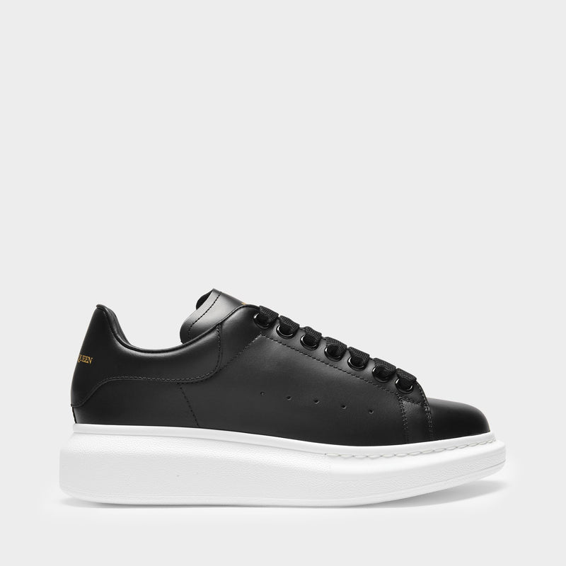 Sneakers Oversized - Alexander Mcqueen - Cuir - Noir