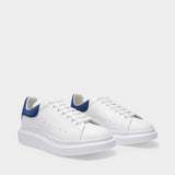 Sneakers Oversized - Alexander Mcqueen - Cuir - Blanc/Bleu Paris