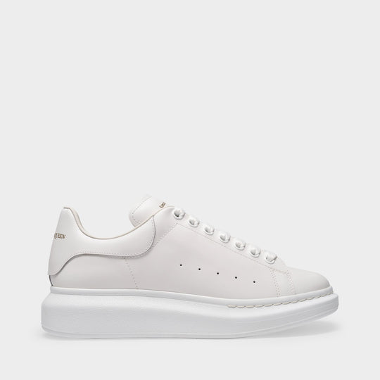 Sneakers Oversized - Alexander Mcqueen - Cuir - Blanc/Blanc