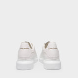 Sneakers Oversized - Alexander Mcqueen - Cuir - Blanc/Blanc