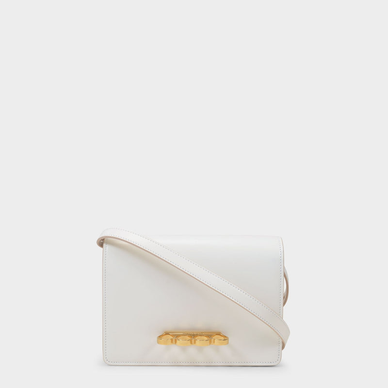 Sac Four Ring en Cuir Blanc