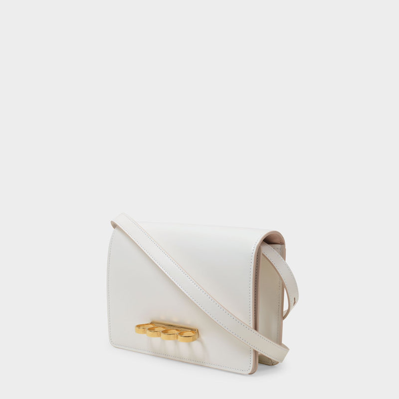 Sac Four Ring en Cuir Blanc