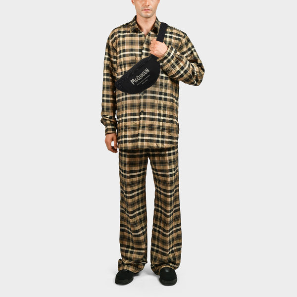 Sac Ceinture en Tissu Noir