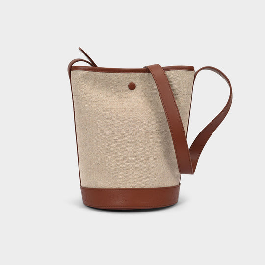 Sac Helene en Toile Marron