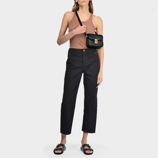 Sac Grace Mini - A.P.C. - Cuir - Noir