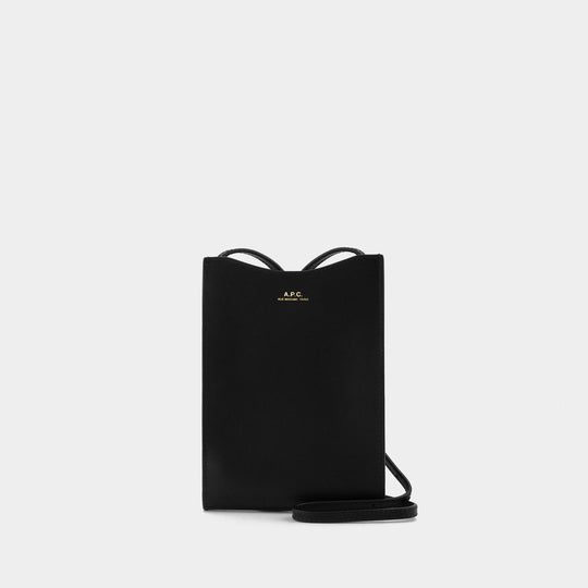 Sac À Bandoulière Neck Pouch Jamie - A.P.C. - Cuir - Noir