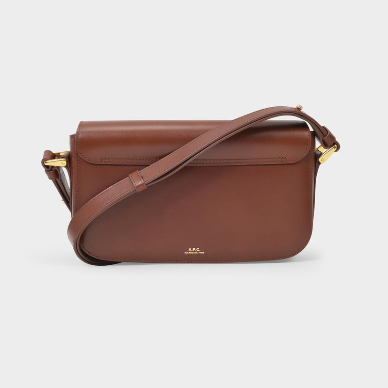 Sac Grace Baguette en Cuir Marron