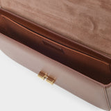 Sac Grace Baguette en Cuir Marron