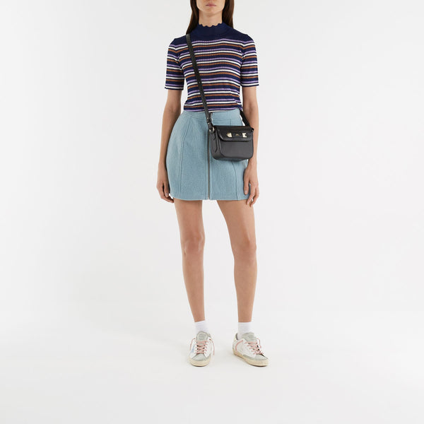 Sac Hobo Charlotte Small - A.P.C. - Cuir - Noir