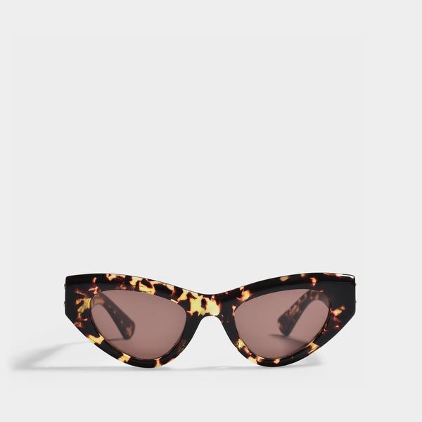Lunettes de Soleil en Acétate Marron