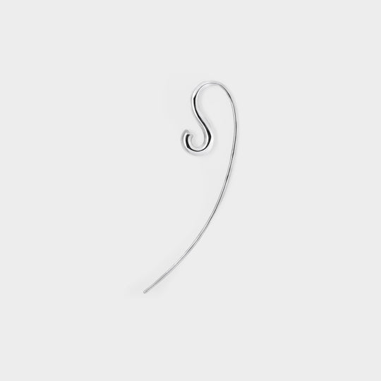 Mono Boucle d'Oreille Hook Small en Argent