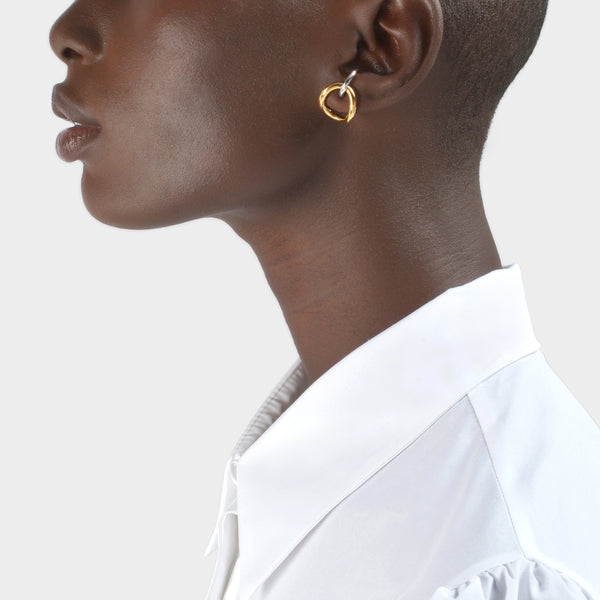 Boucles D'Oreille Inner Naho - Charlotte Chesnais - Argent/18K Plaqué Or