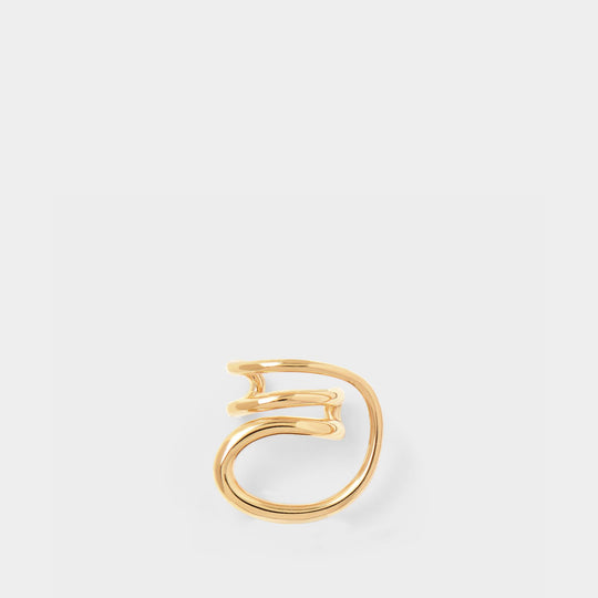 Boucle d'Oreille Round Trip en Vermeil