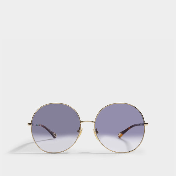 Lunettes de Soleil en Injection Doré