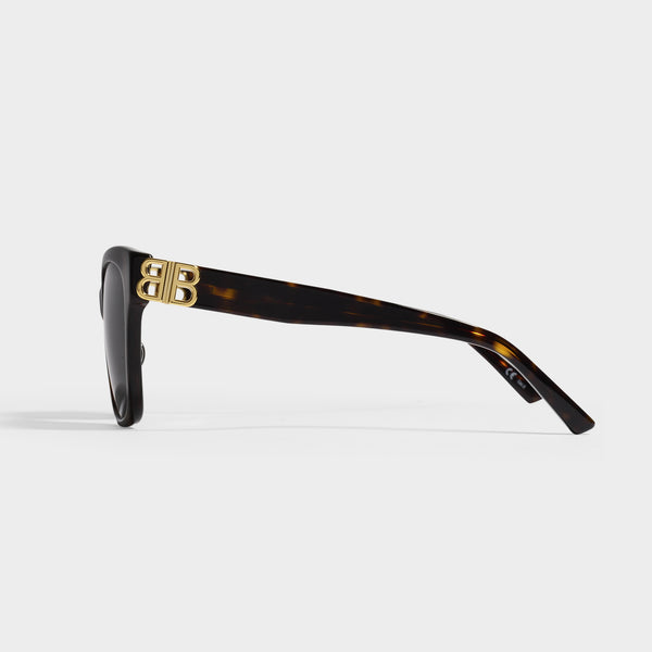Lunettes de Soleil Papillon En Acétate Ecaille