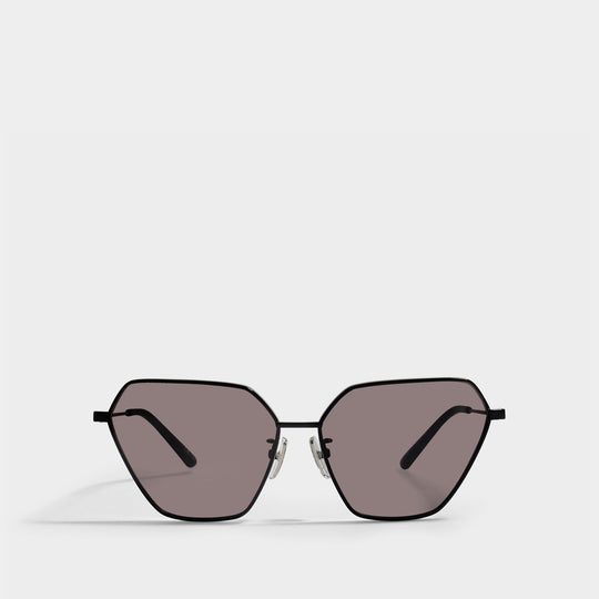 Lunettes de Soleil en Métal Noir