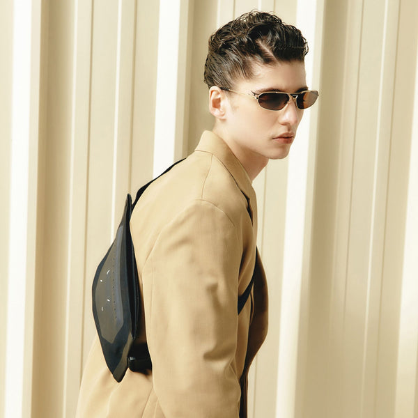 Lunettes De Soleil - Balenciaga - Métal - Doré/Marron