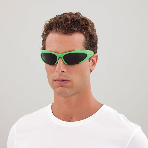 Lunettes De Soleil - Balenciaga  - Acétate - Vert