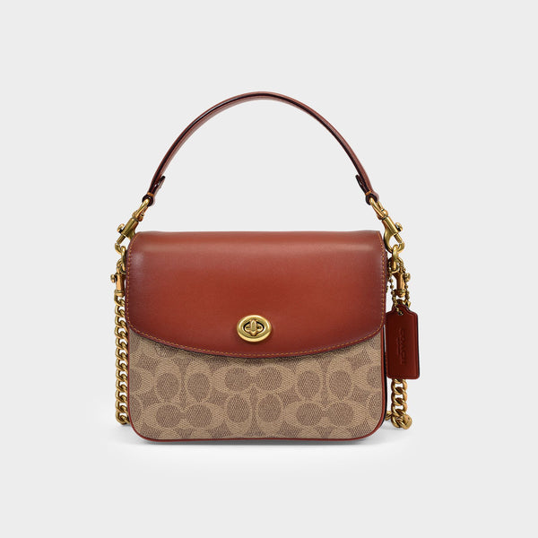Sac À Bandoulière Cassie 19 - Coach - Toile - Tan Rust