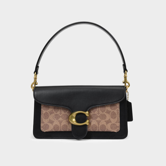 Sac Hobo Tabby 26 - Coach - Toile - Tan Noir