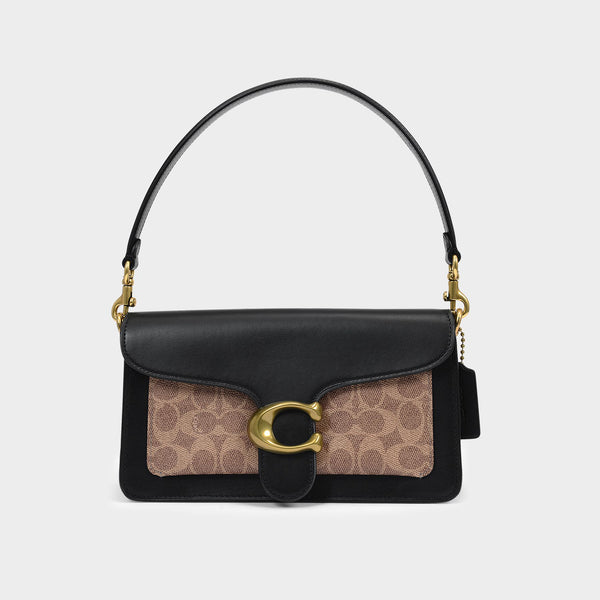 Sac Hobo Tabby 26 - Coach - Toile - Tan Noir