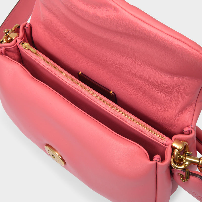Sac Tabby Pillow Bag en Cuir Rose