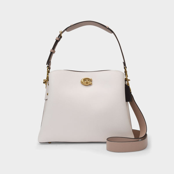 Sac Hobo Willow Bucket - Coach - Cuir - Beige