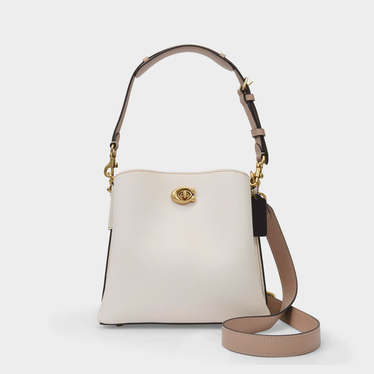 Sac Willow - Coach - Cuir - Beige