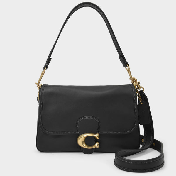 Sac Hobo Tabby Soft - Coach - Cuir - Noir