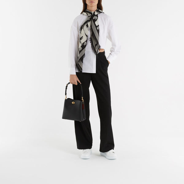 Sac Hobo Willow Bucket - Coach - Cuir - Noir