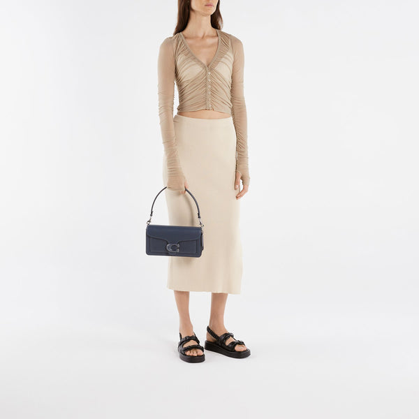 Sac Tabby 26 - Coach - Cuir - Bleu Denim