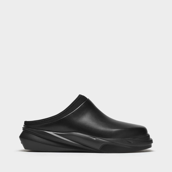 Mules Mono en Cuir Noir
