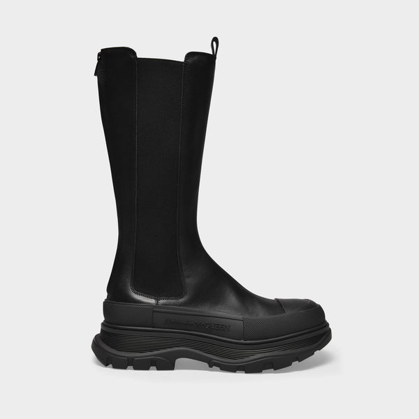 Bottes en Cuir Noir