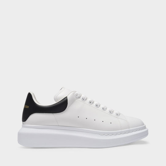 Sneakers Oversized - Alexander Mcqueen - Cuir - Blanc/Noir