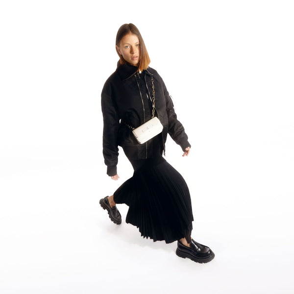 Mocassin en Cuir Noir