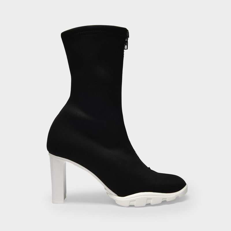 Bottines Scuba Soft en Toile Noire