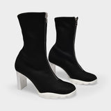 Bottines Scuba Soft en Toile Noire