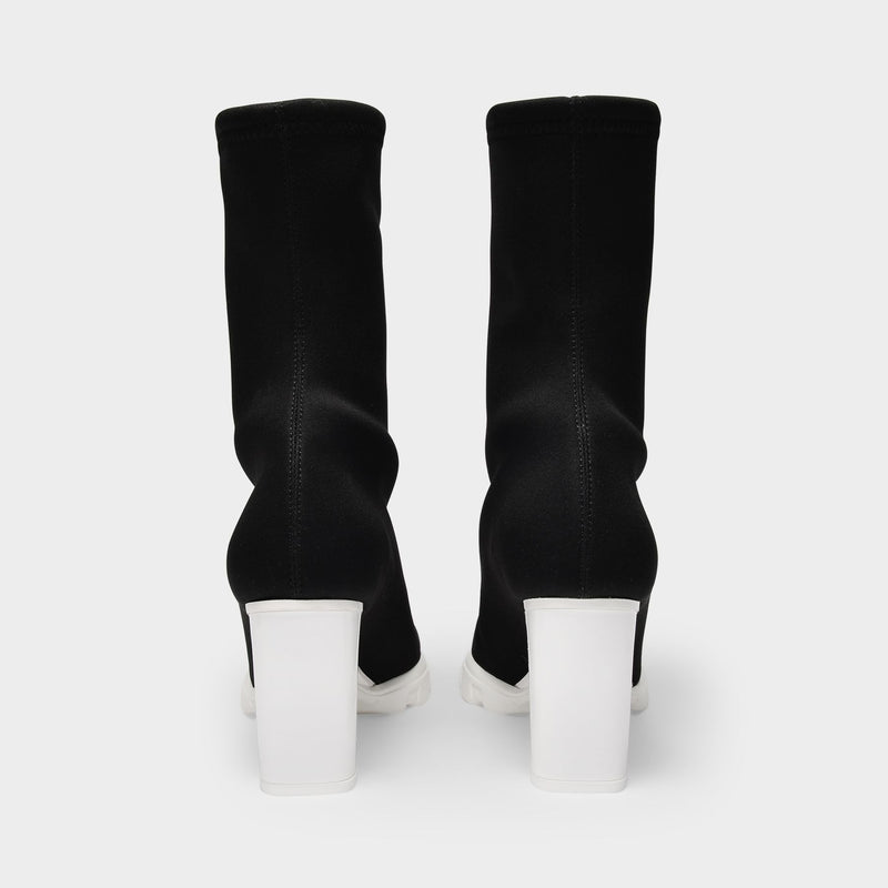 Bottines Scuba Soft en Toile Noire