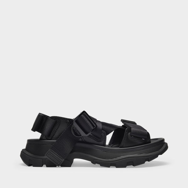 Sandales Tread en Toile Noire